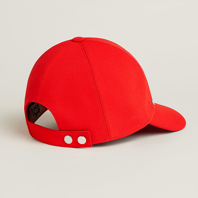 キャスケット 《テス》 ミラノジャージー - レッド | Hermès